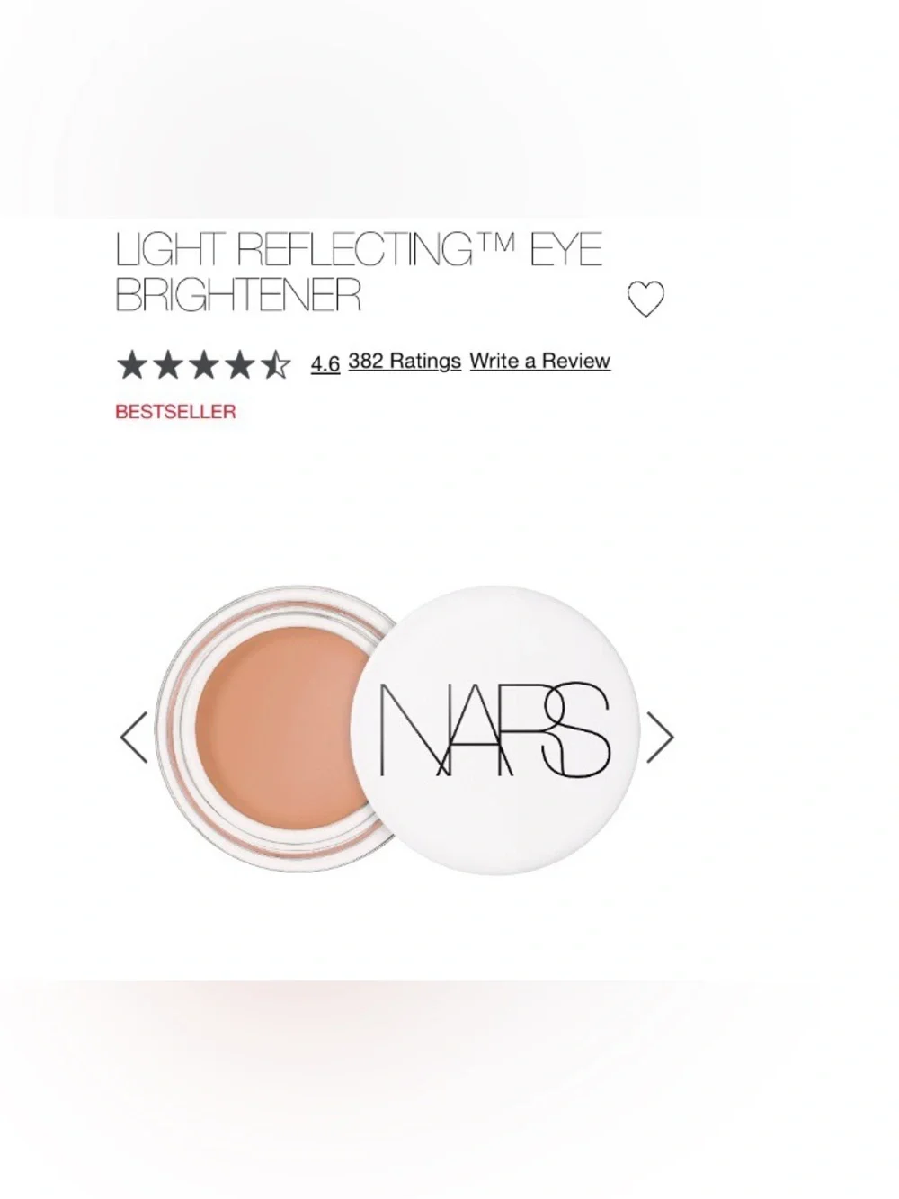 nars light reflecting eye brightener